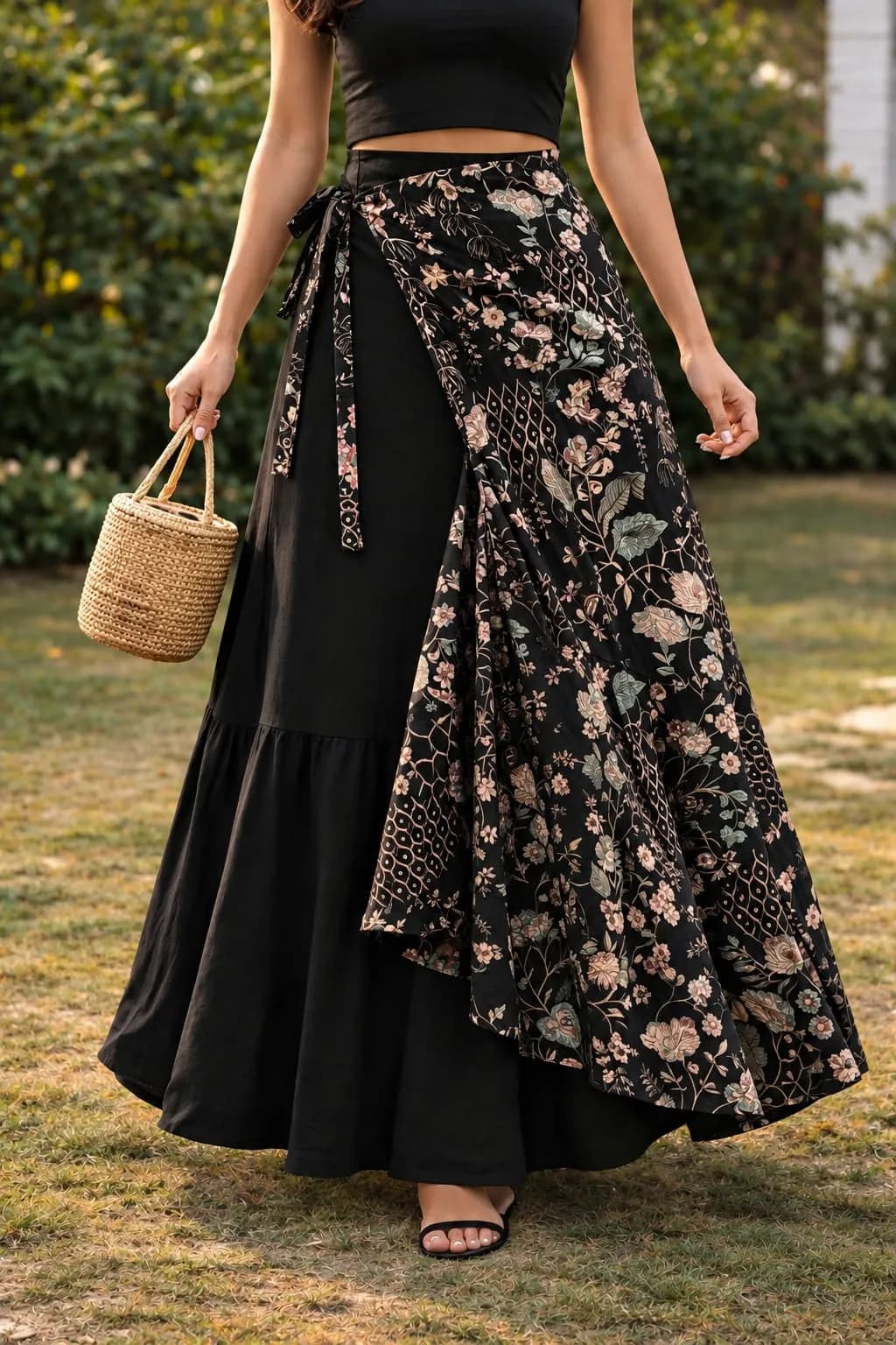 Indian-Inspired Wrap Skirt