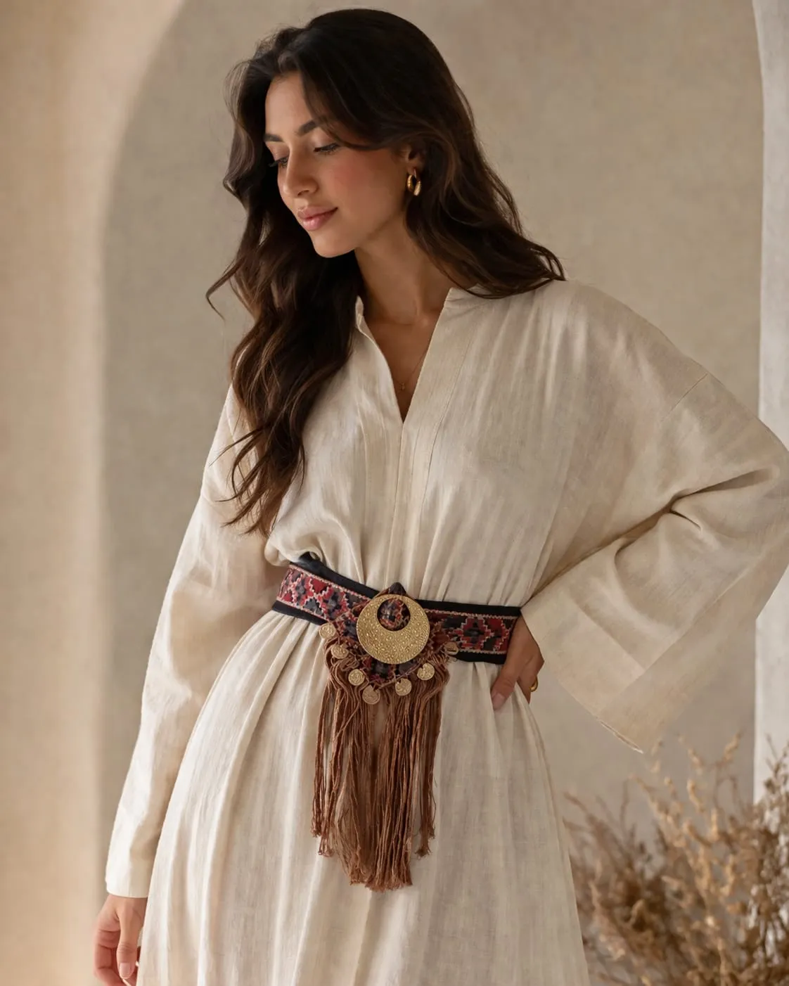Artisan Tassel Statement Belt