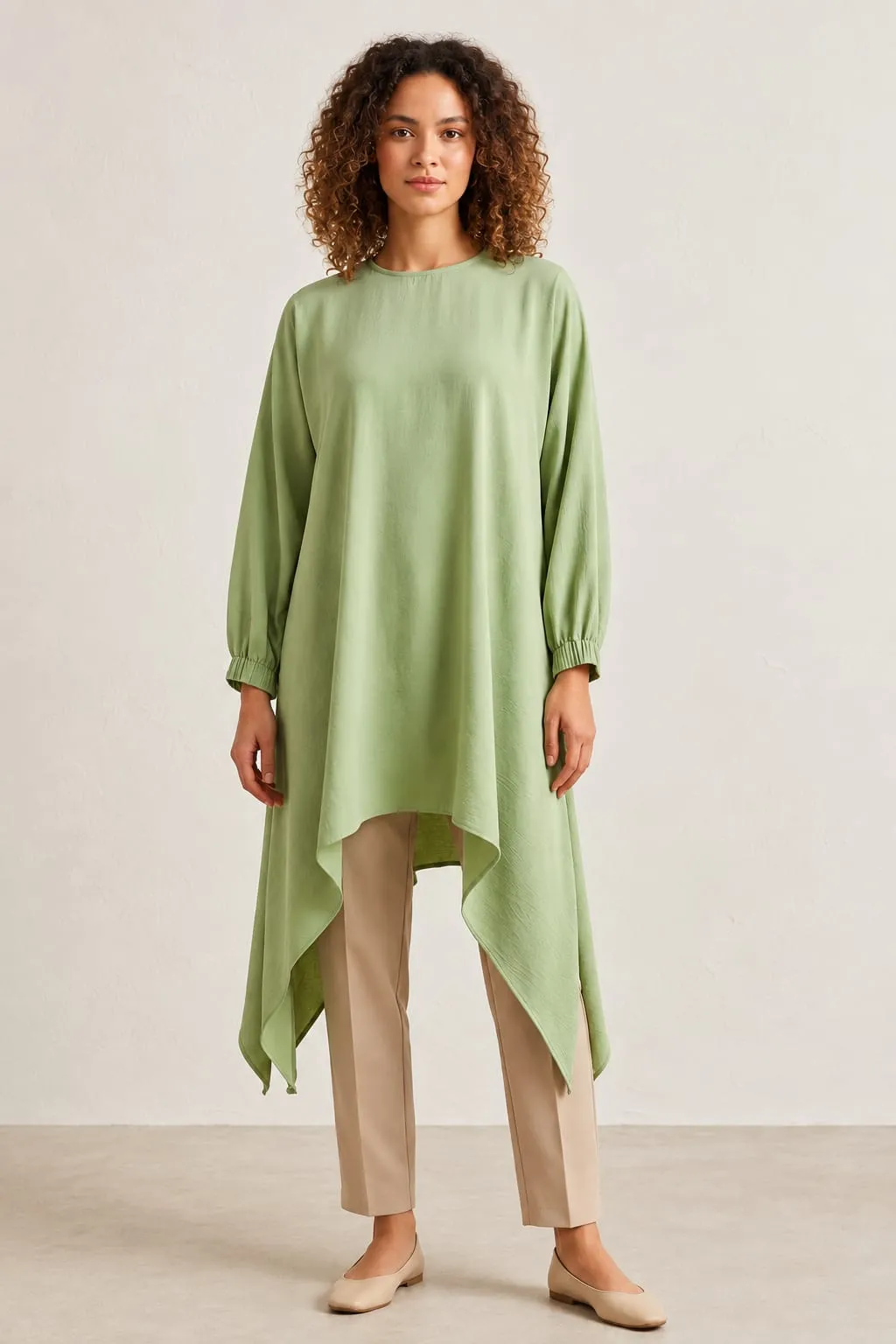 Asymmetric Flow Tunic