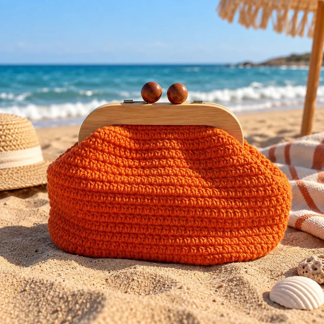 Crochet Kiss-Lock Bag