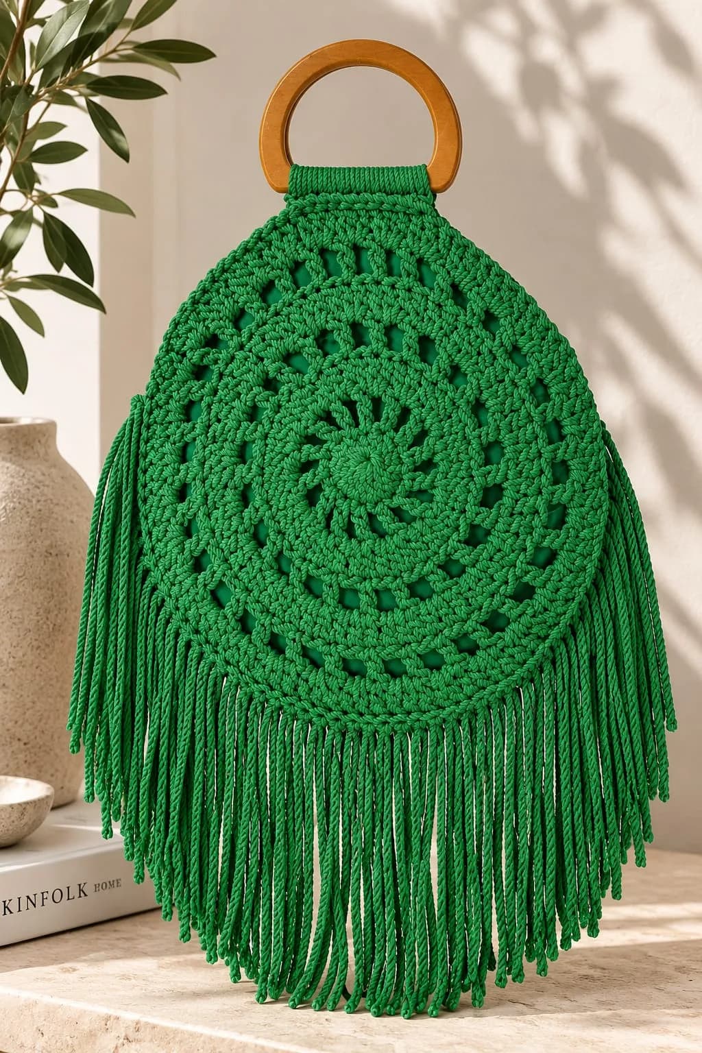 Crochet Fringe Bag